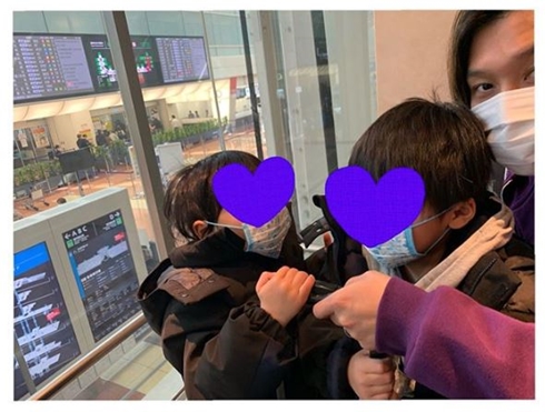 小森純 今井諒 家族旅行 夫 息子