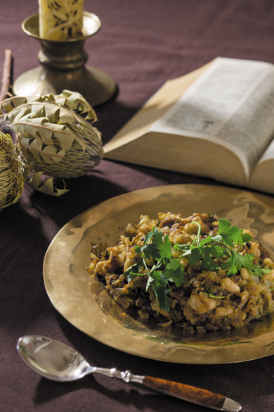 イチジクの温性サラダ