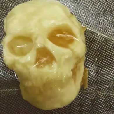 カボチャ カービング 彫刻 チェーン 鎖 gaku 作品