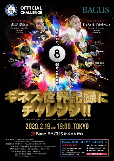 じゅんいちダビッドソン ビリヤード ギネス 世界記録 スピードプール