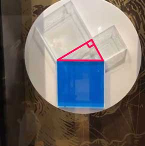 三平方の定理 ピタゴラスの定理 展示 液体 回転 わかりやすい 直感的