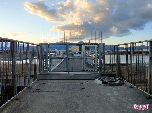 現在はまだ立ち入りが禁止されています