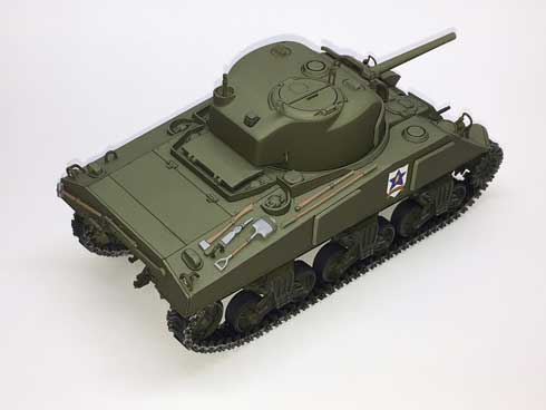 フラッシュ撮影 CGアニメ 見た目 戦車 模型 プラモデル アニメ塗り ガルパン チャーチル