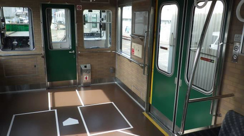 阪神 武庫川線 タイガース号 甲子園号 タイガース 甲子園球場 赤胴車 青胴車 ジャイアンツ 巨人