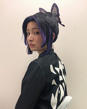 吉川愛 コスプレ 鬼滅の刃 胡蝶しのぶ 約束のネバーランド ノーマン 子役 ファンイベント