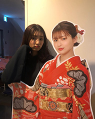 吉川愛 コスプレ 鬼滅の刃 胡蝶しのぶ 約束のネバーランド ノーマン 子役 ファンイベント 振袖