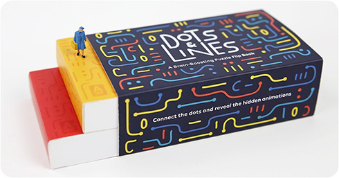 点を結ぶだけでパラパラ漫画が完成する「Dots ＆ Lines」が登場　動く錯視図形が不思議