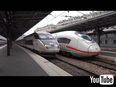 TGV 海外 鉄道 高速鉄道 新幹線 塗装 フランス ドイツ ICE