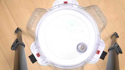 接触時 姿を現す 透明なベイブレード 動画 クロマキー合成