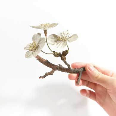 金属 造形 植物 花 タンポポ アート 作品 鈴木祥太