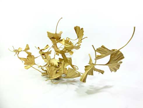 金属 造形 植物 花 タンポポ アート 作品 鈴木祥太