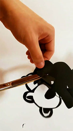 コアラの顔の形がみえる