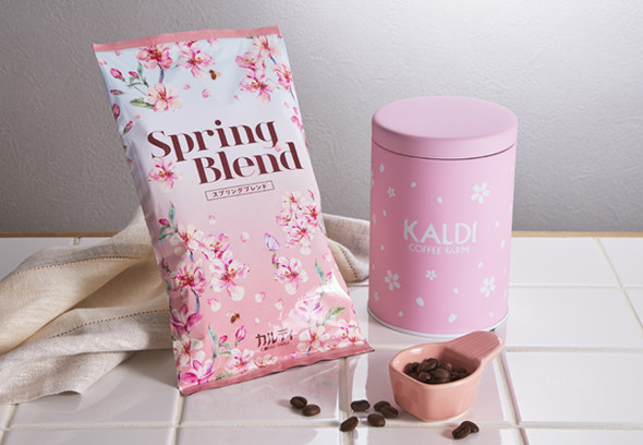 カルディ春のキャニスター缶セット