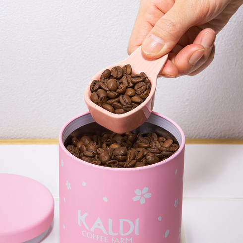 カルディ春のキャニスター缶セット