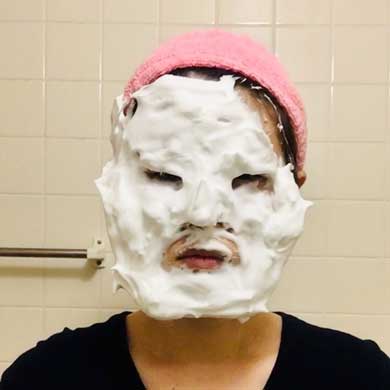 洗顔ものまね 泡 有名人 顔マネ 杉浦由梨 藤田ニコル 千原ジュニア