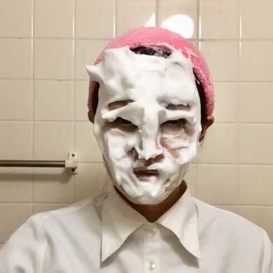 洗顔ものまね 泡 有名人 顔マネ 杉浦由梨 藤田ニコル 千原ジュニア