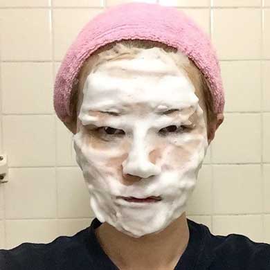 洗顔ものまね 泡 有名人 顔マネ 杉浦由梨 藤田ニコル 千原ジュニア