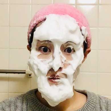 洗顔ものまね 泡 有名人 顔マネ 杉浦由梨 藤田ニコル 千原ジュニア