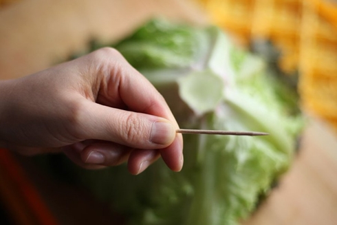 トマト 裏技 レタス 切り方