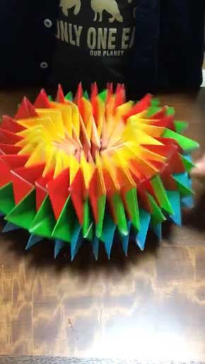 折り紙 万華鏡 じぃじ おじいちゃん 手作り