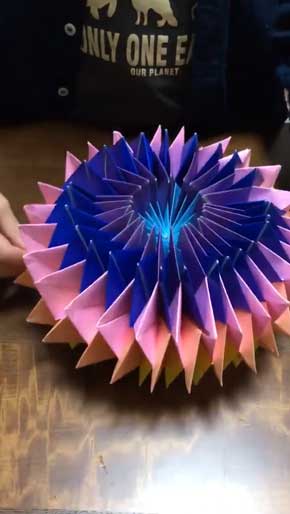 折り紙 万華鏡 じぃじ おじいちゃん 手作り