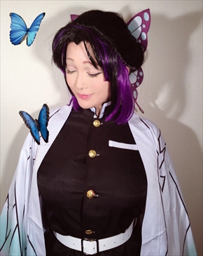 叶美香 叶姉妹 コスプレ 鬼滅の刃 胡蝶しのぶ
