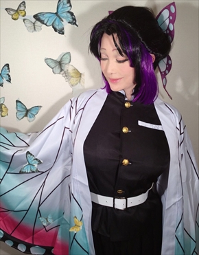 叶美香 叶姉妹 コスプレ 鬼滅の刃 胡蝶しのぶ