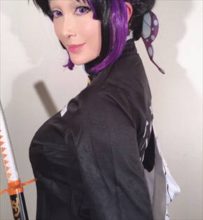 叶美香 叶姉妹 コスプレ 鬼滅の刃 胡蝶しのぶ