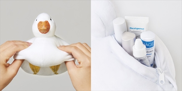 アヒルのもっちりポーチ