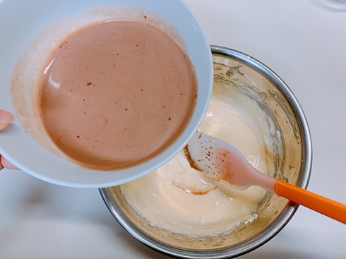 ねとめし チョコ ケーキ 簡単 チーズ