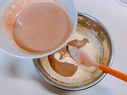 ねとめし チョコ ケーキ 簡単 チーズ