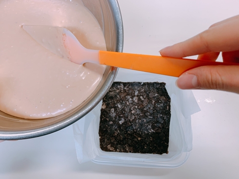 ねとめし チョコ ケーキ 簡単 チーズ