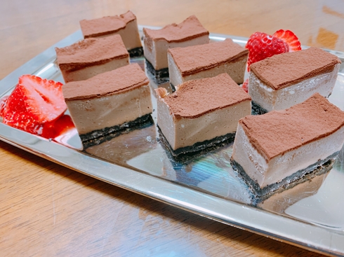 ねとめし チョコ ケーキ 簡単 チーズ