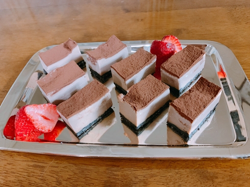 ねとめし チョコ ケーキ 簡単 チーズ