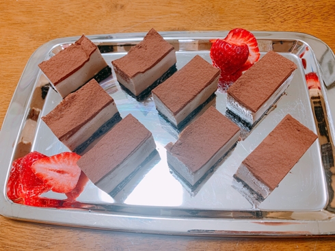ねとめし チョコ ケーキ 簡単 チーズ
