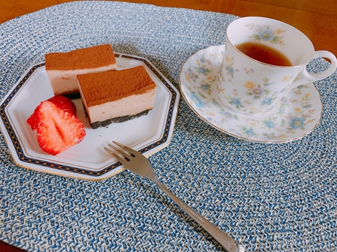 ねとめし チョコ ケーキ 簡単 チーズ