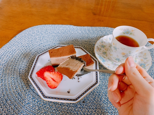 ねとめし チョコ ケーキ 簡単 チーズ