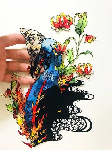 つまみ細工 ゴミみたいな大きさ 布 作る 花 こあめ 作品