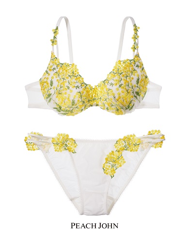 （「ピーチ・ジョン」からミモザモチーフのコレクションが登場）