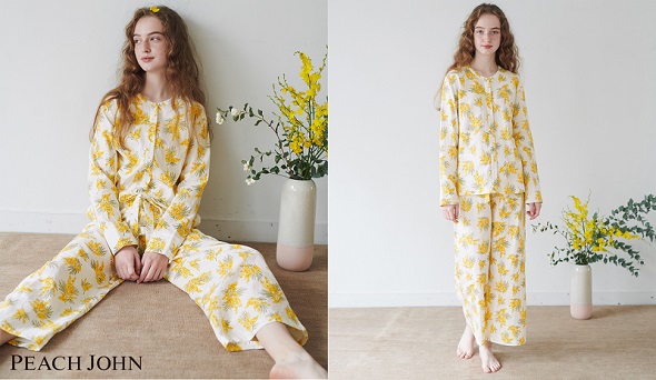 （「ピーチ・ジョン」からミモザモチーフのコレクションが登場）