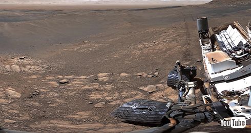 NASAが火星探査車が撮影した18億ピクセルのパノラマ写真を公開