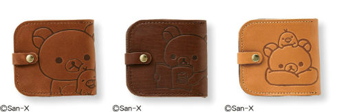 「手のひらサイズの本革二つ折り財布」