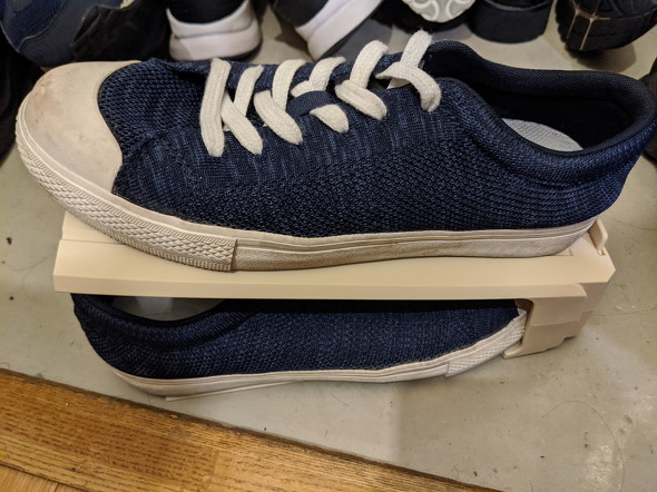 玄関収納見直し