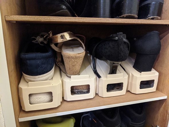 玄関収納見直し