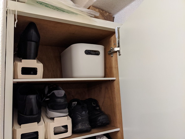 玄関収納見直し