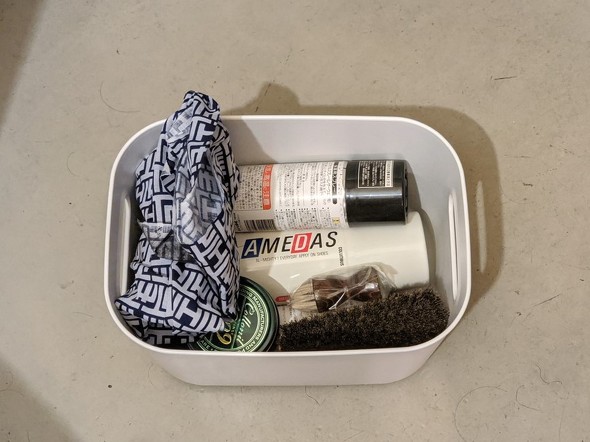 玄関収納見直し