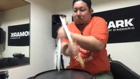 スティック回し ドラマー 初音ミクの消失 トリック フリースタイルドラマーKoh