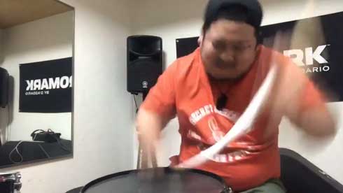 スティック回し ドラマー 初音ミクの消失 トリック フリースタイルドラマーKoh