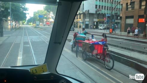 路面電車 トラム 海外 YouTube リオ 架線レス オリンピック LRT