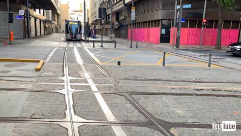 路面電車 トラム 海外 YouTube リオ 架線レス オリンピック LRT